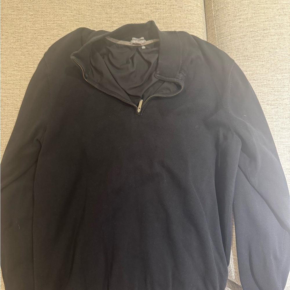 Ashworth Men's Black Zip-Up Sweater